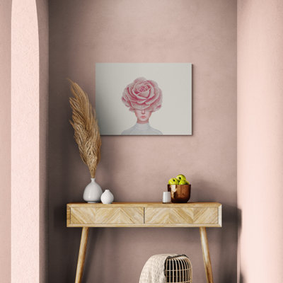«Rose Crown Muse», reproduction d'art sur toile tendue