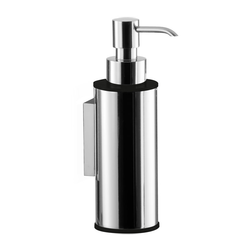Aleiza Soap Dispenser, Chrome/Black