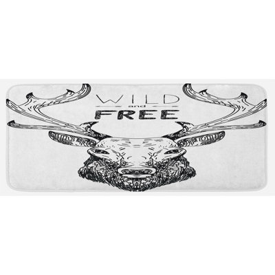 Tapis de cuisine tête de cerf