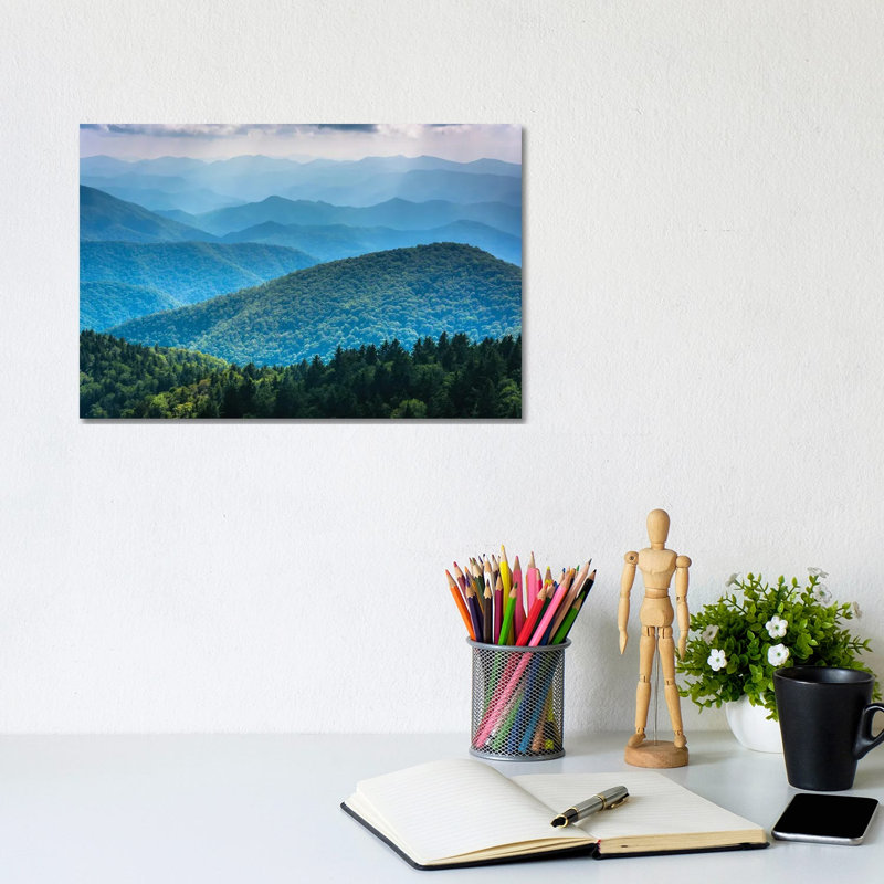 Blue Layers- Gallery-Wrapped Canvas Giclée