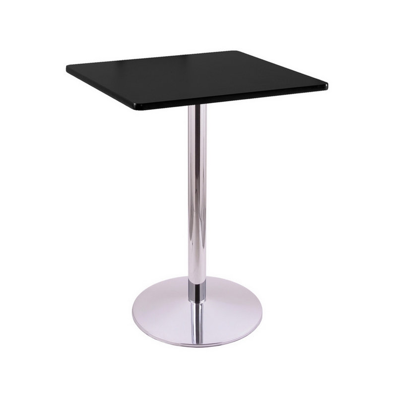 Table de salle à manger 30 po, Chrome, Hauteur du comptoir (hauteur de 36 po)