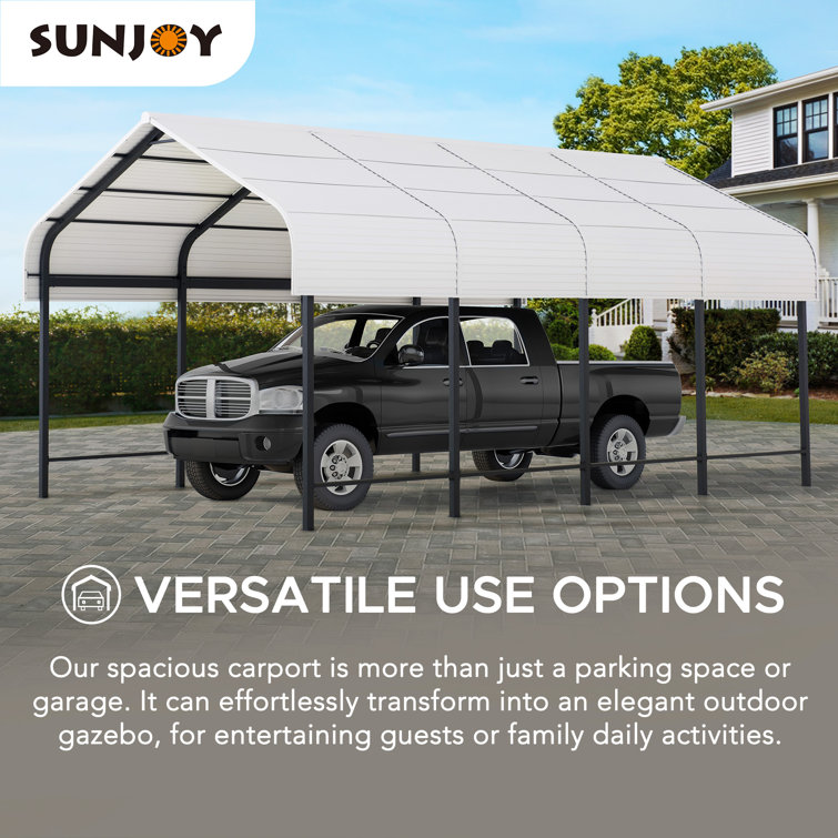 Sunjoy 20 ft. x 12 ft. Rockland Carport