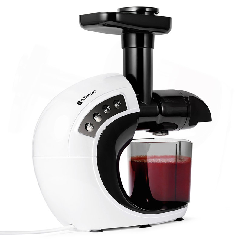 Slow Juicer - fruits et légumes, Noir / blanc