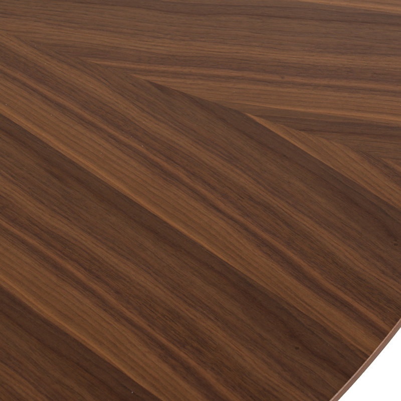 Greco Round Dining Table, Walnut