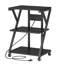 Support d'imprimante à 3 niveaux, support d'imprimante à roulettes, tablette de rangement sur pied avec station de charge-138009981
