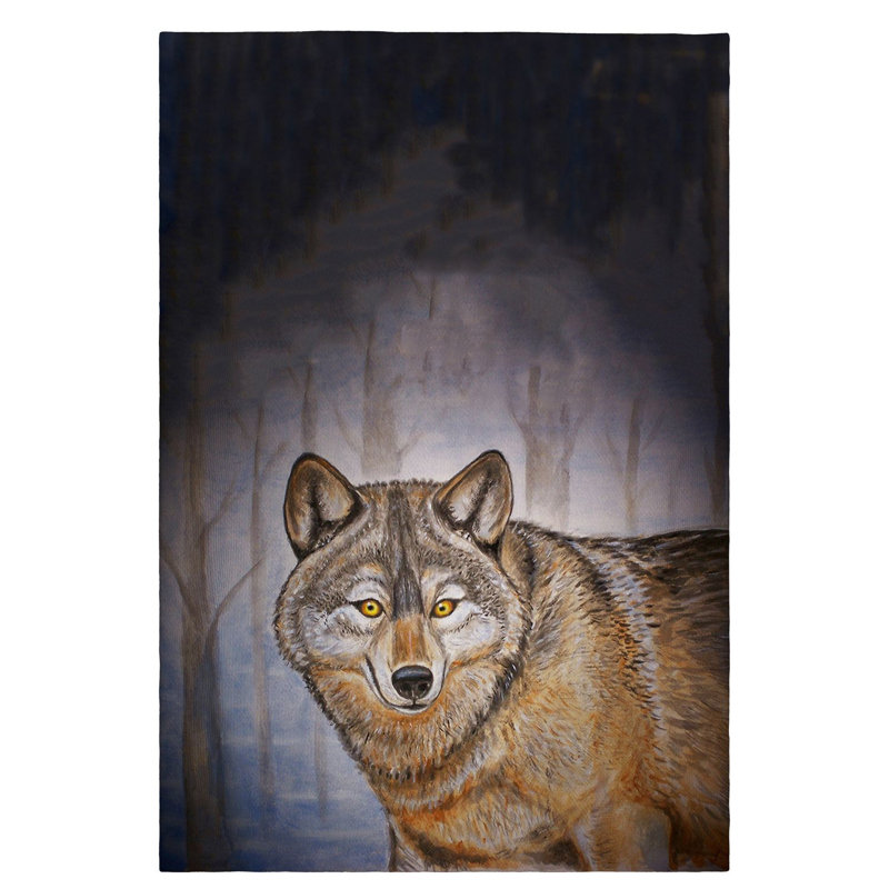 Serviette à main loup Heenan