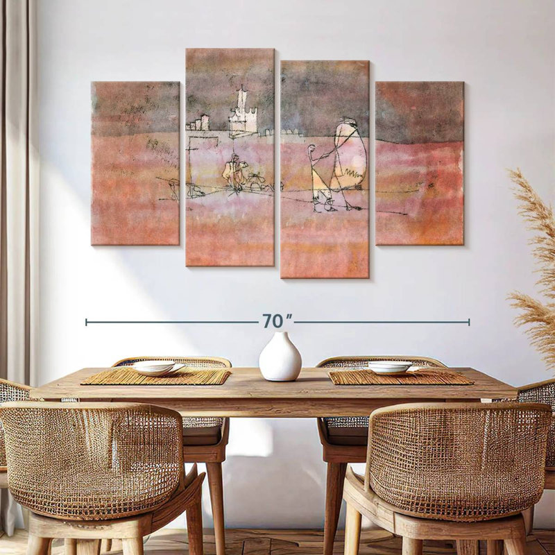 Leisha Episode Before An Arab Town, 42" H x 68" W