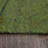 Hand Woven Flat Weave Skittles Kilim Solid Green Cotton & Polyester Rectangle Indoor Area Rugs-533548409