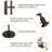 Industrial Rustic Aged Bronze Floor Lamp With Adjustable Height & 3 Color Temperature LED