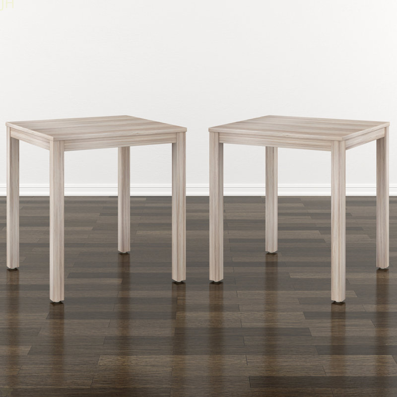 Tables de bout beiges, ensemble de 2