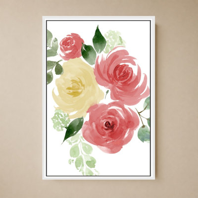 Sophia Pink Bloom II by Lucille Price - Graphic Art on Canvas