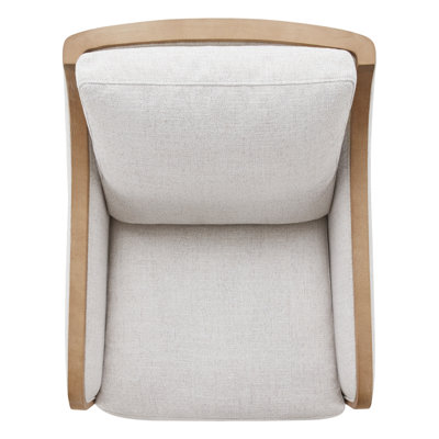 Grayton Oversized Upholstered Swivel Barrel Chair