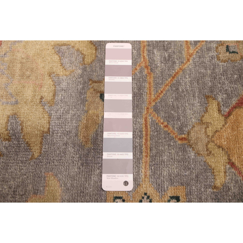 Tapis gris Jules Serapi 9 pi 9 po x 13 pi 8 po