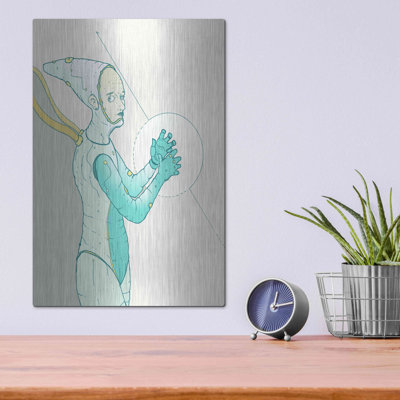 «Alpha Omega Ice» par Craig Snodgrass, art mural en métal de luxe