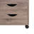Coheman 24" Home Office Filing Cabinet with 2 Shelves, 5-Drawer Mobile Wood File Cabinet, Under Desk Rolling Storage for Documents, Clothes & Craft Supplies, Space-Saving Design-87785288