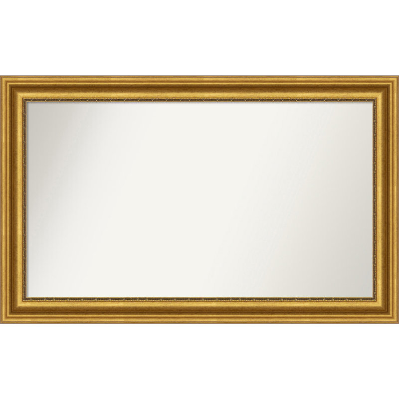 Miroir de salle de bain Jashawna, 29,75 po x 47,75 po, Doré