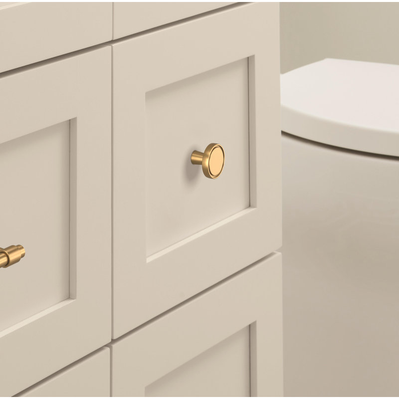 Poignée d'armoire Destine, Bronze champagne