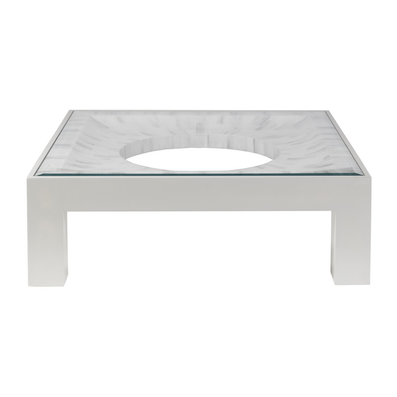 Signature Designs Elation White Cocktail Table, White