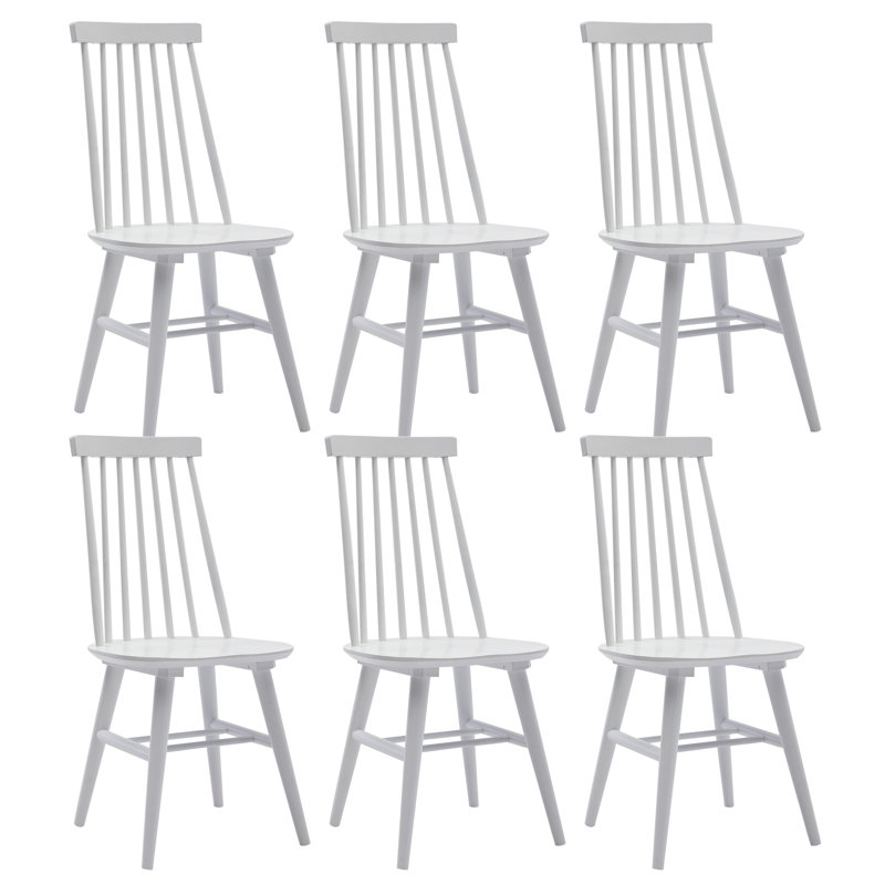 Chaises de salle à manger Alvie, Blanc