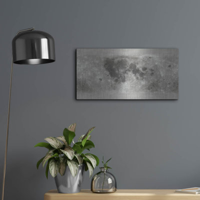 «Moon Map by NASA», art mural en métal