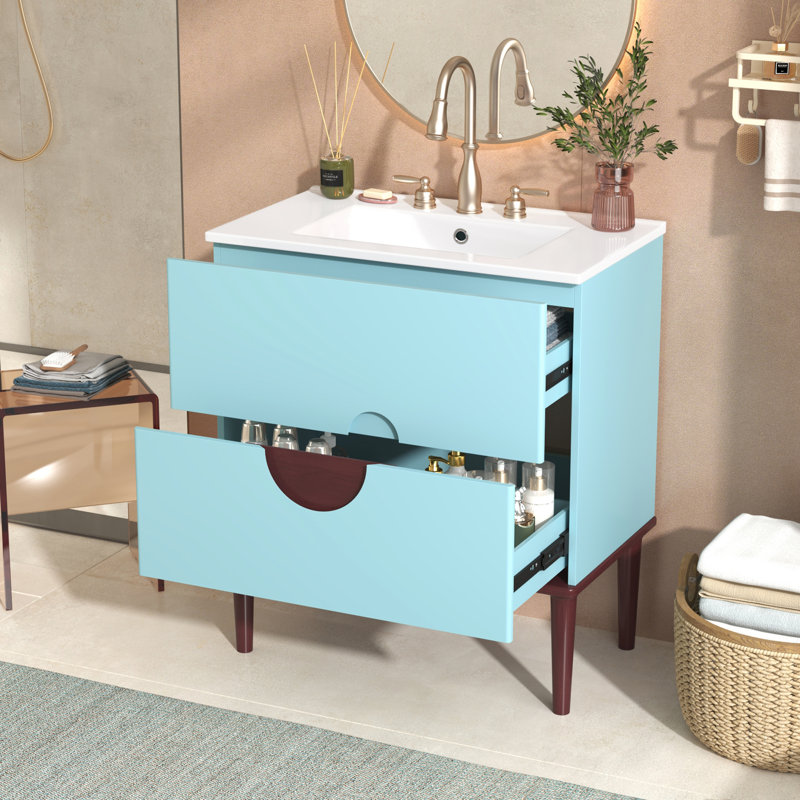 Meuble-lavabo 30 po avec lavabo en céramique