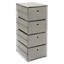 JVL Fabric Decorative Basket-71236784