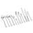 Prantij Stainless Steel Dessert Knife | 8.3", Silver, Set of 12