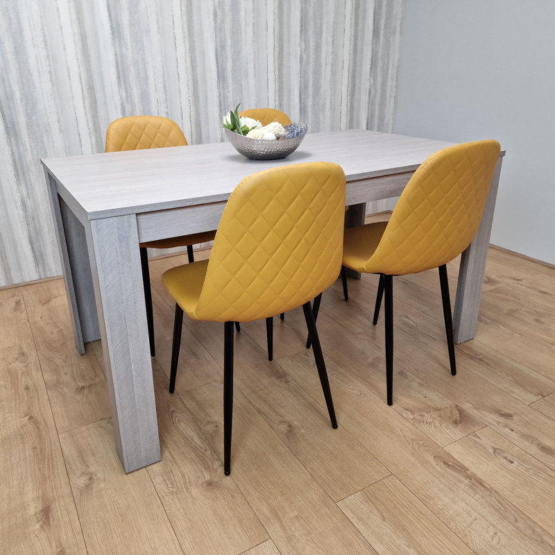 Burdge 4 - Person Dining Set, H75 x L117 x W77cm