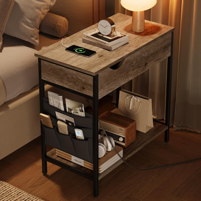 Side Table with Storage