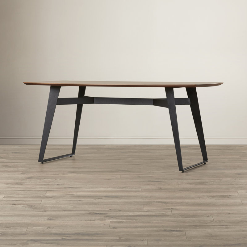 Century Walnut Wood Dining Table