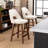 Mid-Century Modern Armless Upholstered Counter Stool-1760559325