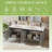 Ayanda 60" Led Floating Bathroom Double Vanity With Sink Combo, Gray-2142733423