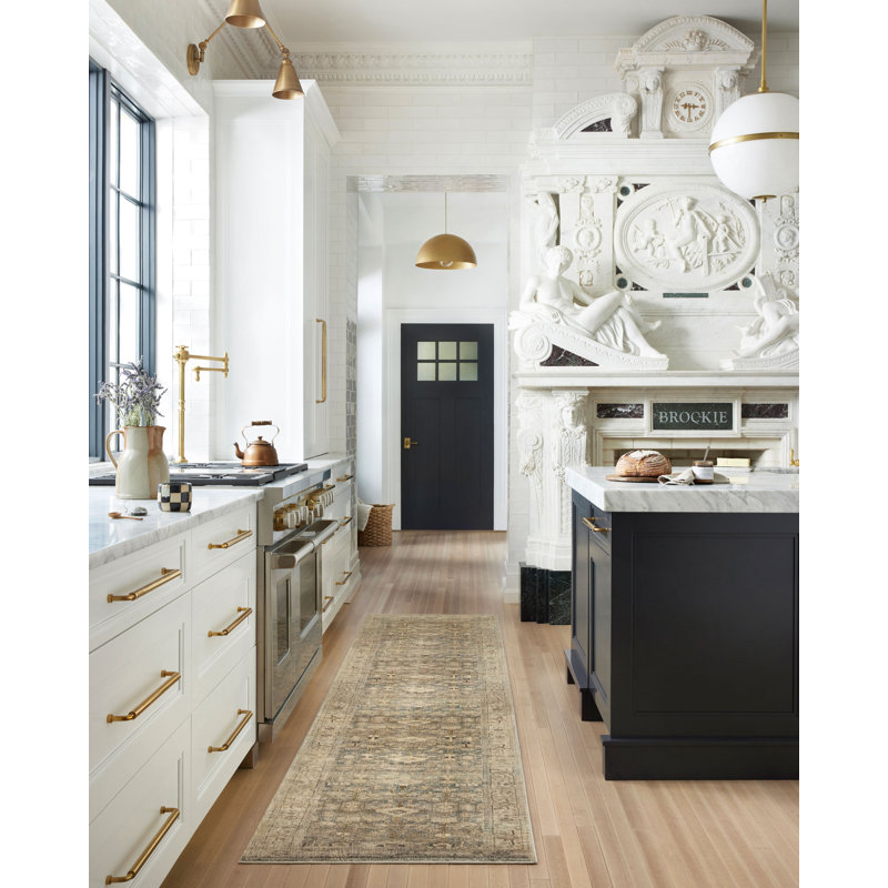 Loloi Margot Antique/Sage Rug feat. CloudPile, Runner 2'6" x 7'6"
