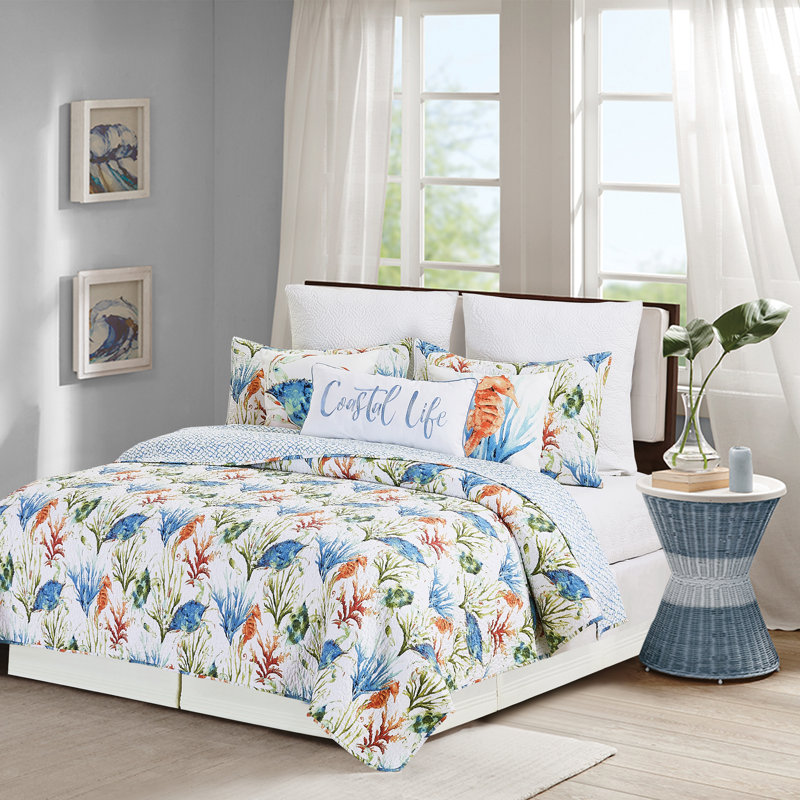 Ensemble de courtepointe Marino, Courtepointe simple + 1 taie décorative standard