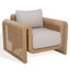 Chaise de patio en osier Adonia
