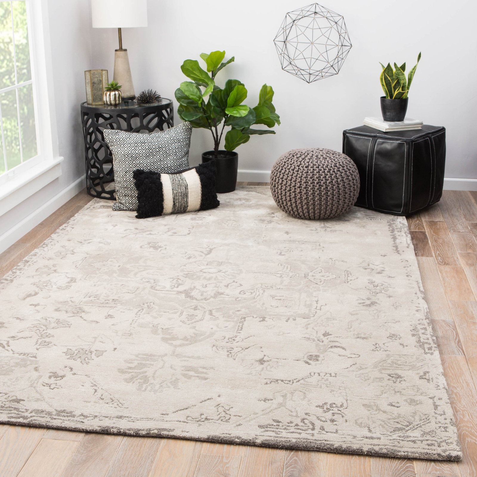 Ellsbury Pumice Stone Hand-Tufted Oriental Rug, Rectangle 8' x 10'