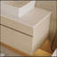 Petit meuble-lavabo flottant simple 31,5 pouces avec lavabo