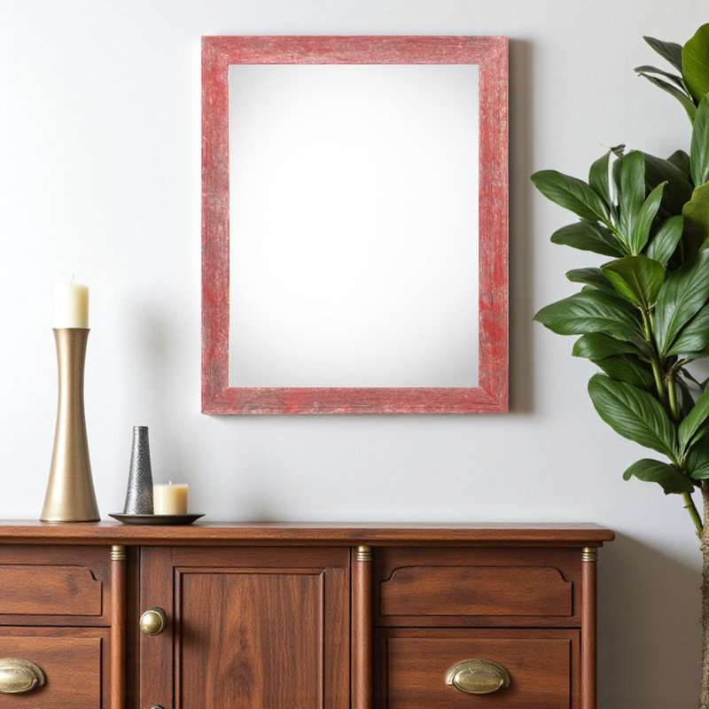 Cadre photo simple Bianca-Maria, Rouge, 14 po x 18 po