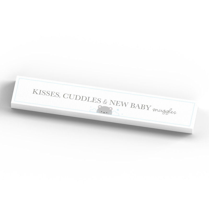 Fernanda Text & Numbers Letter Block, White/Blue