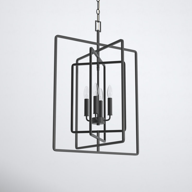 Aldren 4 - Light Dimmable Geometric Chandelier
