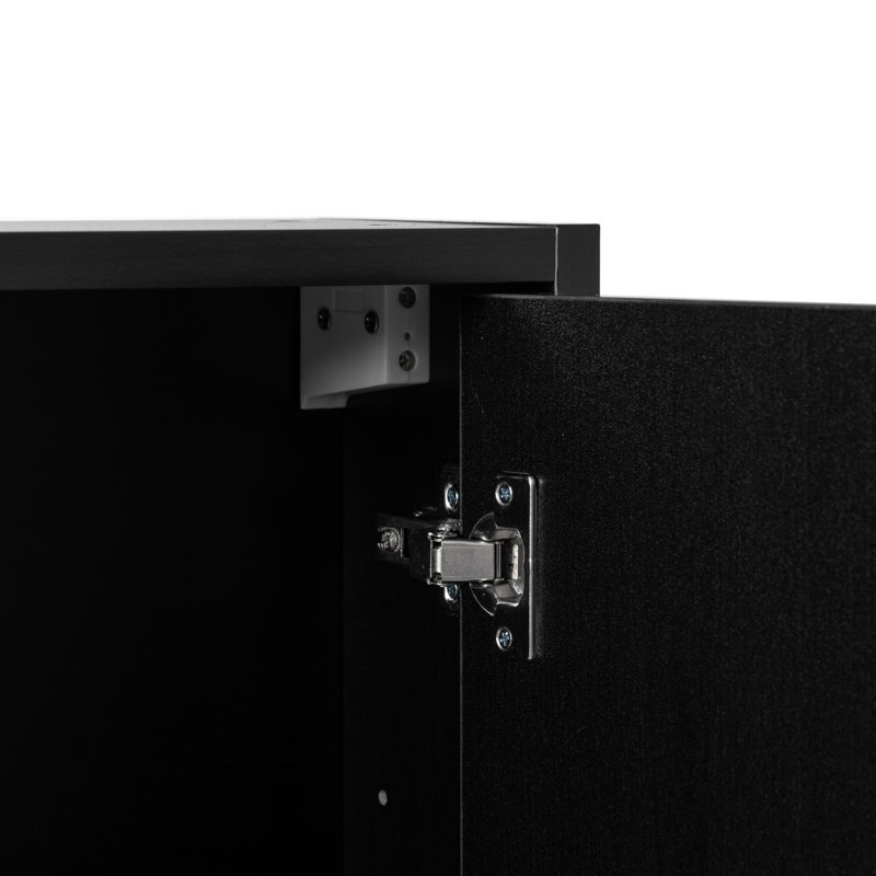 Armoire de salle de bain murale l 23,75 po x H 30 po x P 6,25 po Wonnie, Noir