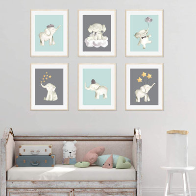 Cycle Animals 6 - Piece Paper Print