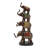 Pisarnik Polystone Elephant Decorative Brown Sculpture