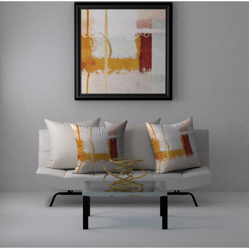  Housse de coussin carré et insert, 18" x 18"