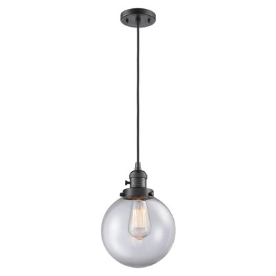 Luminaire suspendu sphère 1 lumière Lorri