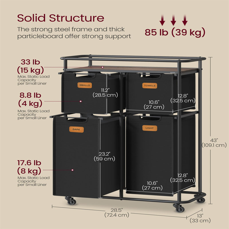 Metal Laundry Room Organiser