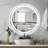 Venia Round Dimmable LED Anti-Fog Frameless Vanity Mirror -976192345