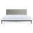 Station Upholstered Metal Platform Bed-27114077-32966200
