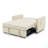 Loveseats Sofa Bed With Pull-Out Bed,Adjsutable Back And Two Arm Pocket