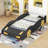 Race Car Bed With Storage And Quality Materials Black+Yellow Platform Appeal Convenient-410978764-410978755